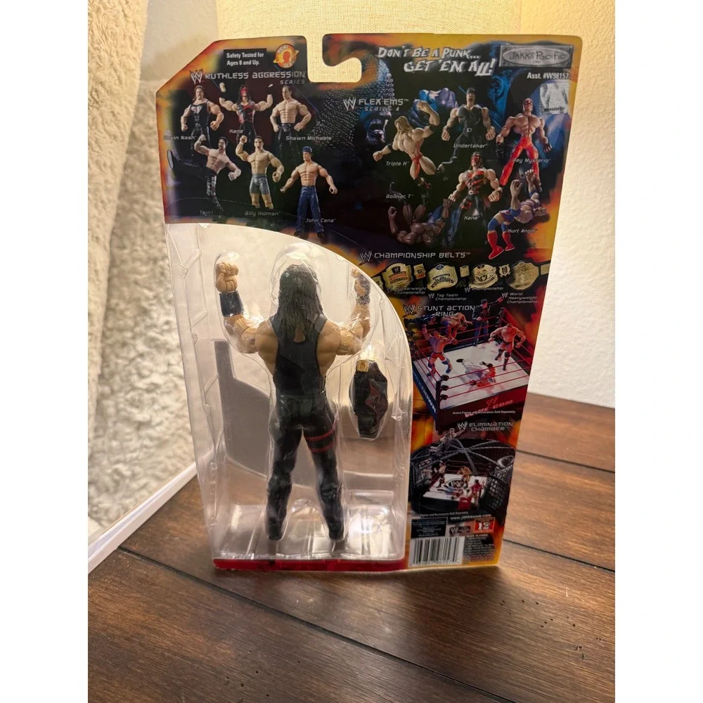 WWE Jakks Pacific Ruthless Aggression Series 5 Kane Action Figure Masked Belt